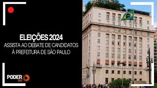 Ao vivo Assista ao debate dos candidatos à Prefeitura de SP [upl. by Ahsiaa]