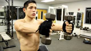 How To Standing Dumbbell Deltoid fly [upl. by Franz444]