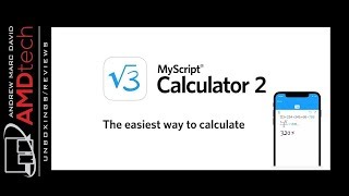 MyScript Calculator 2 The Ultimate Calculator App for iOS [upl. by Oynotna208]