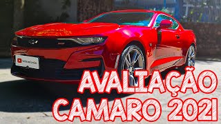 Avaliação Chevrolet Camaro 2021 V8 e Tração traseira de puro ódio e perfeição [upl. by Dittman]