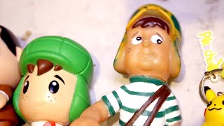 UNBOXING CHAVES STREET FIGHTER E MAIS BONECOS [upl. by Matti]