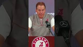 Nick Saban apologizes to Reporter [upl. by Odnomar]