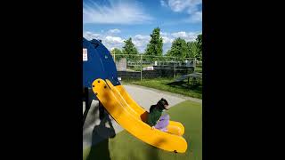 James Jacqueline Cheng at Wismer park climbing sliding children playground [upl. by Georgeta]