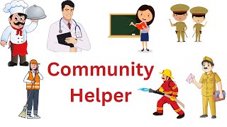 Community helpersEVSHelpersEVS lessoncommunity helpers for kidsHelpers of our society [upl. by Enilehcim155]