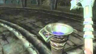 Skyrim Dawnguard  How To Solve The Brazier Puzzle in Dimhollow Crypt Awakening [upl. by Ailee]