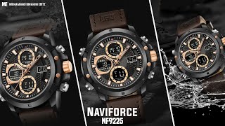 Naviforce NF9225 Watch Unboxing amp Review  Latest Design Watch  Mohammad Ibrahim EDITZ [upl. by Rew]