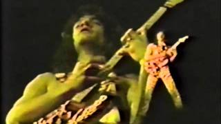 Eruption  Van Halen  Rare 1982 Footage [upl. by Neelloj]