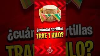 cuántas tortillas trae 1 Kilo [upl. by Hewart]