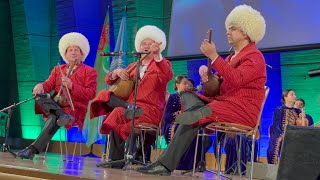 🇹🇲Türkmen Bagşy oral tradition and dutar playing [upl. by Ynahirb]