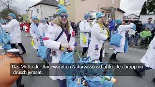 Der Fachbereich Angewandte Naturwissenschaften beim Karnevalszug in Rheinbach [upl. by Anidan111]