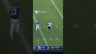 Objs awesome miracle touchdown nfl nflfootball newyorkgiants odellbeckhamjr metlifestadium [upl. by Ijar]