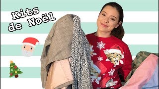 TRYON HAUL de FRIPERIES NOEMIE LACERTE se crée 4 kits de Noël  billie [upl. by Sivram]