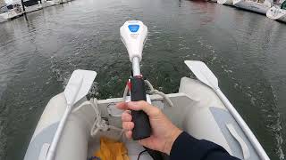 First Watersnake Test on Inflatable Dinghy [upl. by Laeahcim]