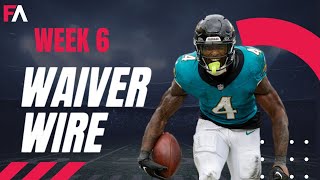 2024 Fantasy Football Week 6 Waiver Wire Top Picks [upl. by Elletse399]