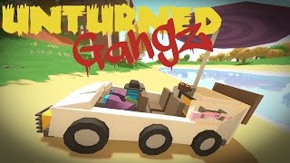 UNTURNED GangZ  E13  quotCustom Cadillac Convertiblequot Gang PvP  Pranks [upl. by Jamnis]