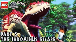 If Dinosaurs in LEGO Jurassic World The Indominus Rex Escape Could Talk  Part 5 [upl. by Gnut927]