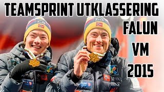 Finale Teamsprint VM 2015 Northug og Krogh tar gull ved utklassering [upl. by Idnam]