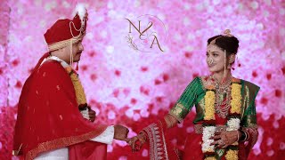 Marathi Wedding Highlights 2023  Namrata  Aditya Wedding Highlights [upl. by Blakely]