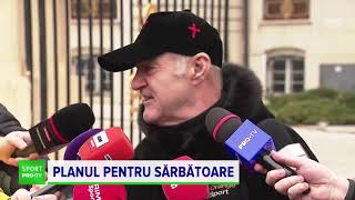 Becali promite că sărbătorește dacă va lua titlul cu cel mai mare foc de artificii din România [upl. by Trebmer]