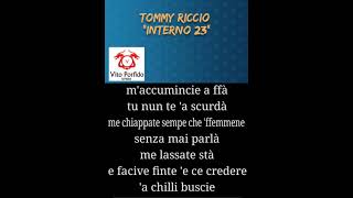 Tommy Riccio Interno 23 Base Karaoke [upl. by Cyprus]