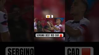 Sergino Dest Don’t care 🟥🤯🤦🏾‍♂️ shorts football viral [upl. by Delacourt]