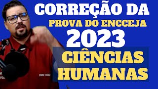 RESOLVENDO QUESTÃO DE CIÊNCIAS HUMANASPROVA 2023 [upl. by Eudocia]