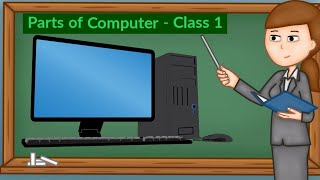 parts of computer class 1  how to teach parts of computer to class 1 kids [upl. by Yvel]