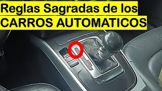 Poner quotPquot en los semáforos Al conducir carro automático [upl. by Aivatra]