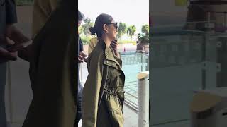 Mrunal Thakur spotted at Airport mrunal mrunalthakur [upl. by Atterual]