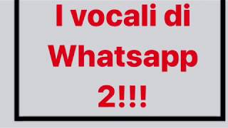 Messaggi Vocali WHATSAPP Napoletani divertenti SECONDA PARTE [upl. by Naryk703]