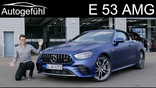 Mercedes E53 AMG FULL REVIEW Facelift MercedesAMG E53 Cabriolet 2021  Autogefühl [upl. by Edva]