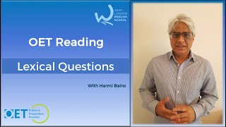 OET Reading Part C live class with Harmi  Lexical questions [upl. by Manolo]