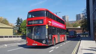 FIRST DAY The NEW Amended Route 16  Ex 332  Central London Bus Changes [upl. by Atwood]