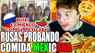 RUSAS PROBANDO COMIDA MEXICANA POR PRIMERA VEZ INCREIBLE [upl. by Baras291]