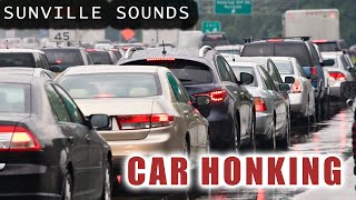 10 Hours of Car Horns Honking  Annoying Sounds with Peter Baeten [upl. by Ellissa]