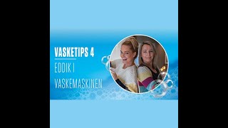 Vasketips 4 Eddik i vaskemaskin  Med Komikerfrue Marna og Leni [upl. by Brandtr]