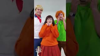 Scooby Doo Velma Fred Shaggy cosplay Shorts [upl. by Rimisac]