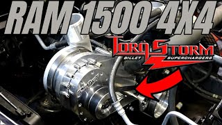 Project STORM RAM 1500 4X4 Gets The TorqStorm Supercharger Mounted Part 4 [upl. by Mufi486]