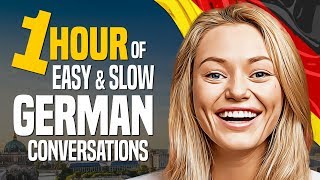 Learn GERMAN A 1HOUR Beginner Conversation Course for daily life  OUINOcom [upl. by Otrebmuh]