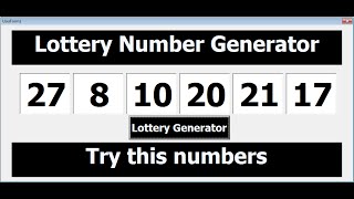 VBA Excel Lottery Numbers Generator Tutorial [upl. by Enawyd]