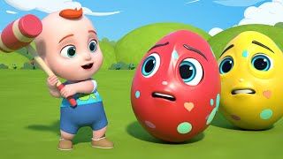 Yes Yes Playground  Surprise colorful eggs  Leo Kids Songs amp Nursery Rhymes [upl. by Hittel871]