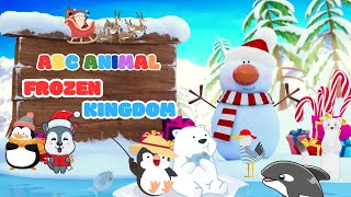 ❄️ ABC Arctic Snow Animals Song Learn English Alphabets and Animals for Kids abcd english🐧 [upl. by Amadis]