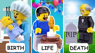 I Built A Lego Minifigures Entire Life Story [upl. by Dorisa]