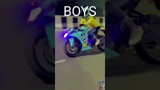 Never underestimate girl 😆😆 girlavsboys funny rider comedy [upl. by Mail]