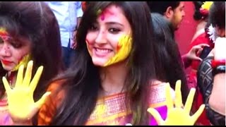 Basanta Utsav Rabindra Bharati University Jorasanko Thakur Bari India Part 5  Holi  Dol Yatra [upl. by Keel]