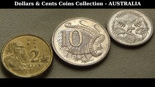 Dollars amp Cents Coins Collection  AUSTRALIA [upl. by Brig]