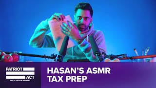 Hasan Does Tax ASMR  Patriot Act Digital Exclusive  Netflix [upl. by Teage]