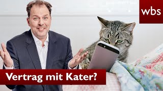 VodafoneAbzocke Katze bekommt InternetVertrag  Anwalt Christian Solmecke [upl. by Hadias454]