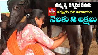 ఫ్యాషన్ డిజైనింగ్ వదిలి పాడి పరిశ్రమ వైపు  Dairy Farm  hmtv Agri [upl. by Uchida]