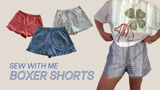 Boxer Shorts Sewing Tutorial  Easy Sewing Project [upl. by Paucker569]